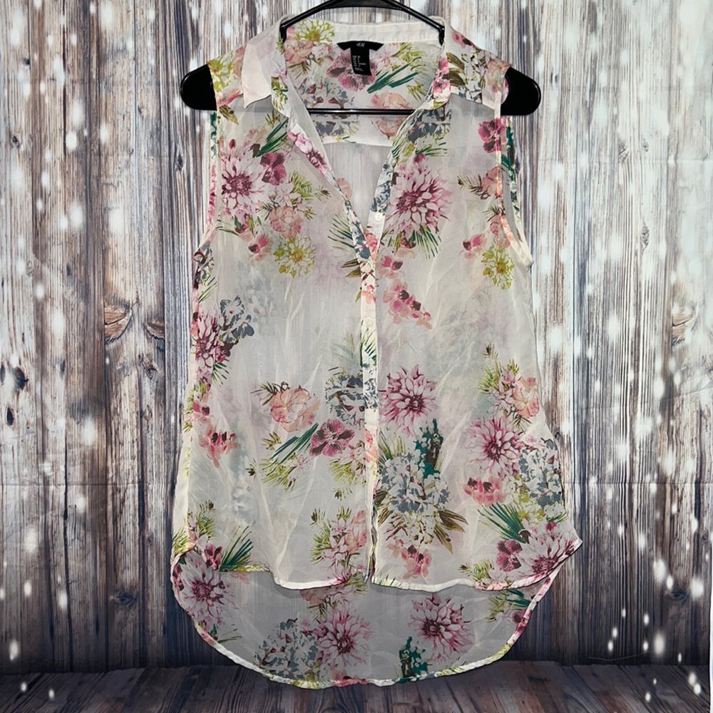 COPY - H&M Floral Tank Top